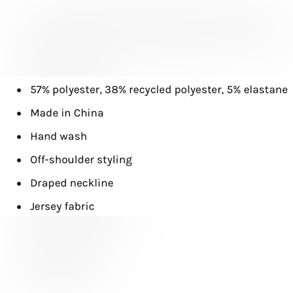 NWT helsa black off shoulder top - XS - Picture 8 of 10